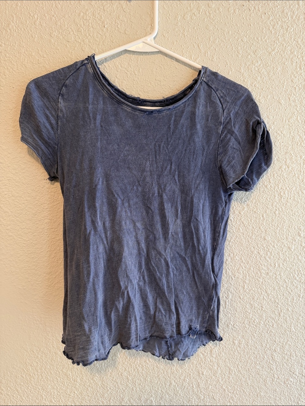 Urban Outfitters Vintage Wash Navy Crew Tee